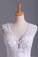 2023 Hot Wedding Dresses Mermaid V-Neck Court Train Satin With Applique Open Back