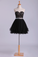 2023 Sweetheart A Line Short Homecoming Dress With Applique Beaded