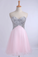 2023 Homecoming Dresses A Line Sweetheart With Beads&Sequins Short/Mini