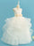 Floor-length Carolyn Girl Dress Satin/Tulle/Lace (Detachable Scoop Flower Girl Dresses With Flower Bow(s) Neck Sleeveless sash) - Ball-Gown/Princess