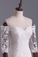 2023 Hot Mermaid Wedding Dresses 3/4 Length Sleeves Court Train With Applique New