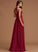 A-line Formal Dresses Round Neck Chiffon Dresses Kaitlyn