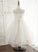 Organza/Lace Scoop With Sleeveless Neck Girl Tea-length Beading/Rhinestone - Flower Dress Flower Girl Dresses Daphne A-Line