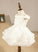 Sleeveless Organza Isabel - Girl Dress Flower Girl Dresses Flower Knee-length Off-the-Shoulder Ball-Gown/Princess