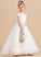 - Tulle/Lace Off-the-Shoulder Sweep Train Flower Girl Dresses Eliana Flower(s) Flower Girl Sleeveless Ball-Gown/Princess Dress With
