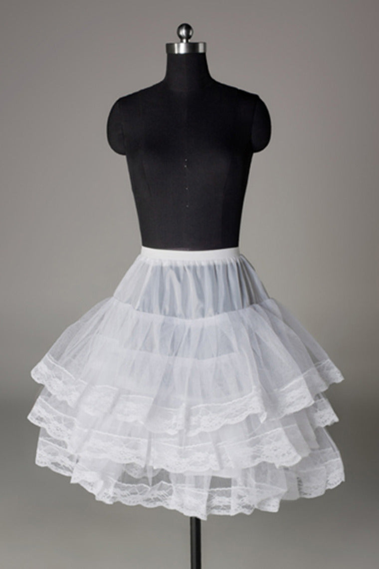 Women Nylon/Tulle Netting 3 Tiers Petticoats P018