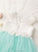 Back Scoop Piper Dress Flower Girl Dresses - Lace/Beading/Bow(s)/V Tulle Flower Girl With Neck Sleeveless Ball-Gown/Princess Floor-length