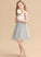 Dress Knee-length Sleeveless A-Line V-neck Tulle/Lace - Flower Girl Dresses Amaya Girl Flower