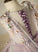 Dress Sleeveless - V-neck Girl A-Line Organza/Tulle Knee-length Flower Sahna Beading/Flower(s)/Sequins Flower Girl Dresses With