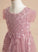 Sleeves Short Scoop Dress Neck Flower Girl Dresses Flower Girl - Tulle Floor-length A-Line Annabelle