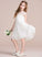 Neck Flower Girl Empire Marlene Flower Girl Dresses - Scoop Knee-length Dress Sleeveless Chiffon/Lace