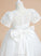 With Bow(s) Gemma A-Line Flower Short Neck Sleeves Dress Flower Girl Dresses Girl Knee-length Scoop Tulle/Lace -