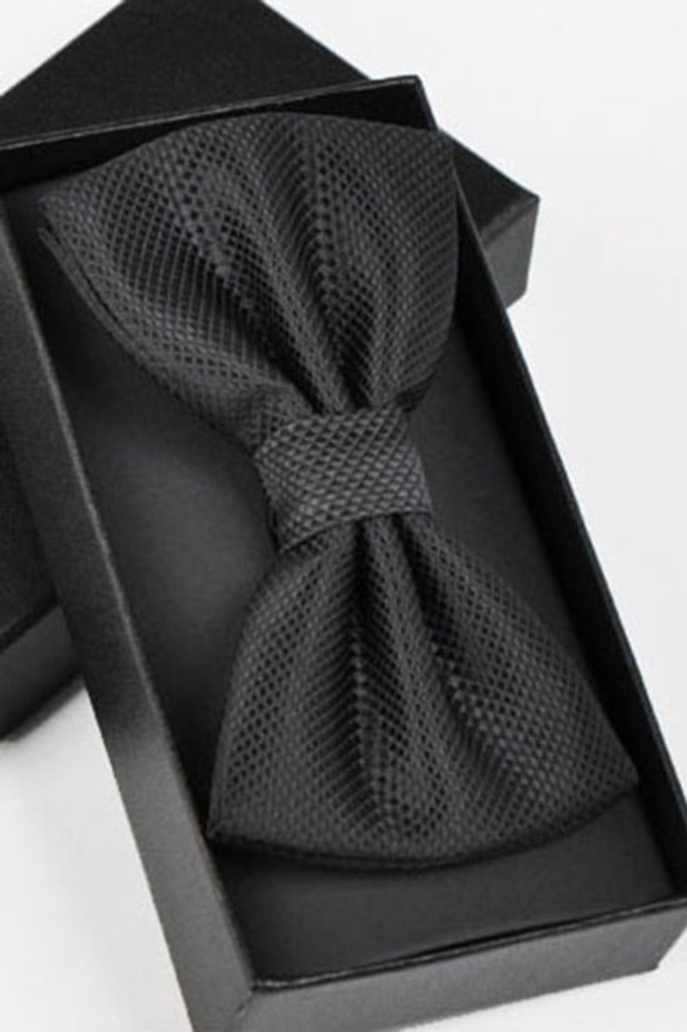 Fashion Polyester Bow Tie Black