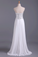 2023 Popular Prom Dresses Sweetheart Chiffon With Beading Floor Length White