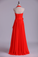 2023 Halter A-Line Bridesmaid Dresses Floor Length With Long Chiffon Skirt