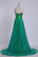 2023 Sweetheart Prom Dresses Empire Waist Floor Length With Beading/Sequins Tulle