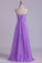 2023 Sweetheart Neckline Chic Dress Pleated Bodice A Line Chiffon With Slit