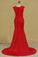 2023 Mother Of The Bride Dresses V Neck With Applique Spandex Sweep Train Mermaid