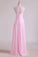2023 V-Neck Bridesmaid Dresses A-Line Floor-Length With Ruffles