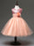 Blends Tulle/Sequined/Cotton Scoop Flower(s) Flower Sleeveless Dress With Flower Girl Dresses Girl Knee-length - Neck Ball-Gown/Princess Sara