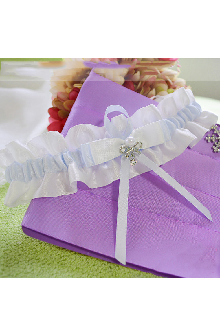Classic Satin With Bowknot Wedding Garters