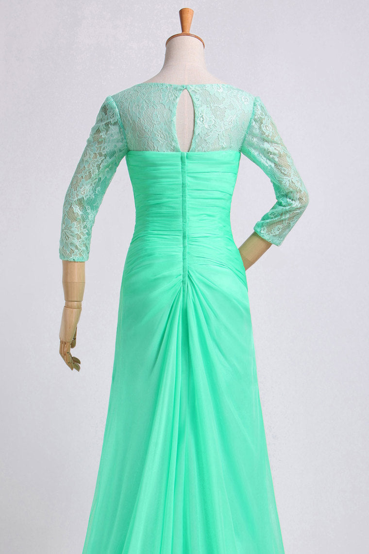 2023 Mother Of The Bride Dresses Floor Length Chiffon