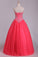 2023 Quinceanera Dresses Ball Gown Sweetheart Floor Length Beaded Bodice Tulle