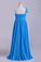 2023 Junior Bridesmaid Dresses A-Line One Shoulder Chiffon With Handmade Flower Floor Length