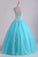 2023 Ball Gown Sweetheart Quinceanera Dresses With Pearls & Rhinestones Tulle