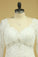 2023 Plus Size V-Neck Long Sleeves Wedding Dresses With Applique Tulle