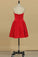 2023 Sweetheart Homecoming Dresses A Line Satin Short/Mini