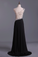 2023 Prom Dresses A Line One Shoulder With Slit And Beading Sweep Train