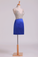 2023 Beaded Bodice V Neck Homecoming Dresses Sheath/Column Mini Satin&Tulle