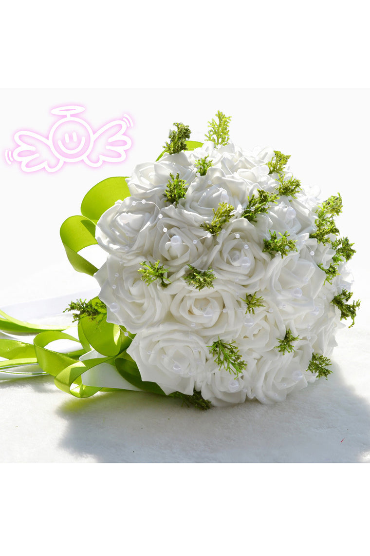 Fascinating Round Foam Bridal Bouquets