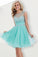 Splendid Scoop Neckline Short/Mini Open Back Dresses 2023 New Style